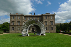 Backdrop of Lyme Park Estate